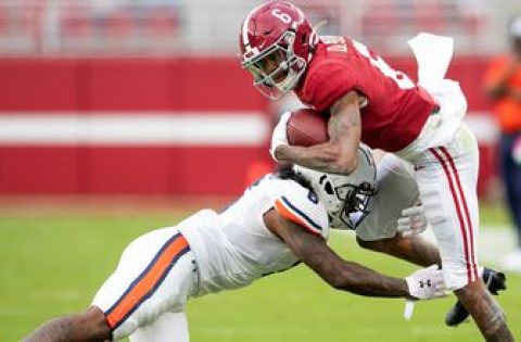 No. 1 Alabama makes statement in dominant 42-13 Iron Bowl win over No. 22 Auburn