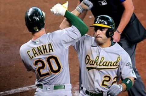 Ramon Laureano goes 3-for-4 with a homer as Athletics cruise to 7-3 win over Astros