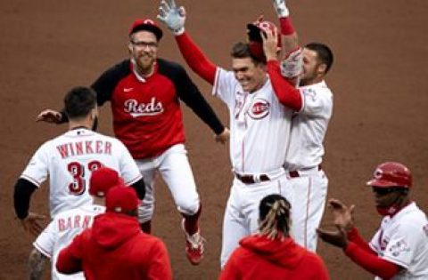 Tyler Stephenson hits walk-off pinch-hit single in the 10th to give Reds a 3-2 win over Indians