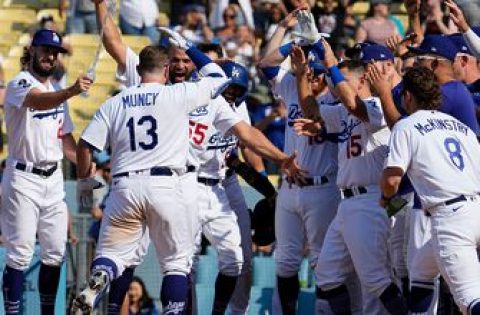 Max Muncy crushes walk-off three-run homer as Dodgers beat Diamondbacks, 7-4