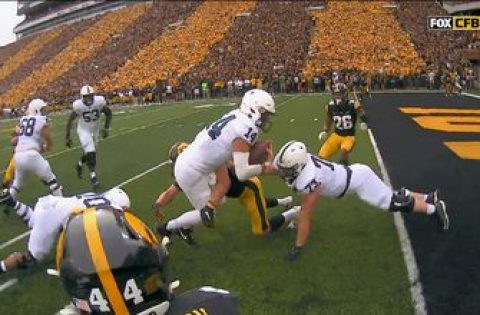 Sean Clifford punches in four-yard rushing TD, Penn State extends lead over Iowa to 14-3