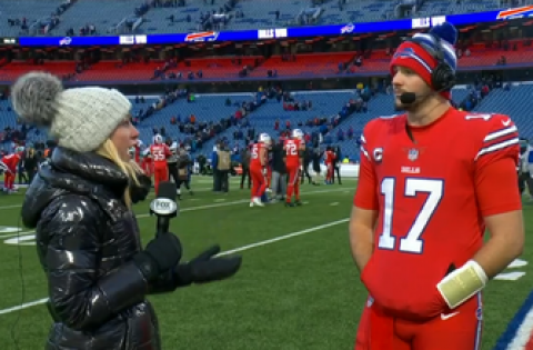 ‘Our defense played fantastic’ — Josh Allen speaks with Lindsay Czarniak on the Bills’ win vs. Panthers in Week 15