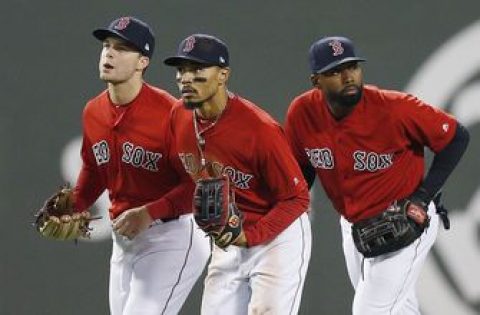With Betts gone, Red Sox fill holes in OF and at leadoff