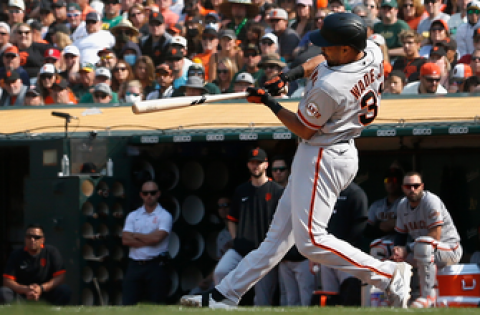 LaMonte Wade crushes two-tun homer to help Giants defeat Athletics, 6-5