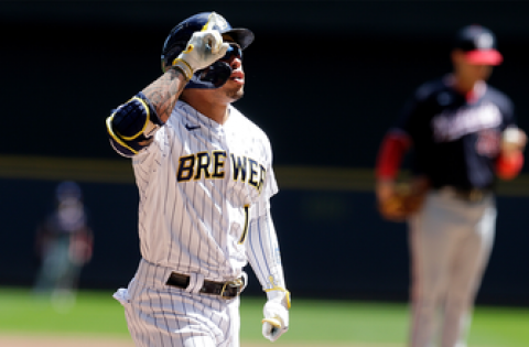 Kolten Wong’s lead-off homer sparks Brewers’ offense in 7-3 win over Nationals