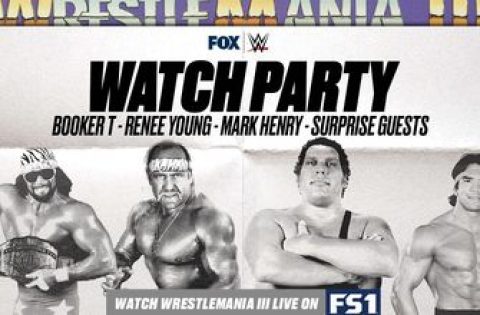 WrestleMania III Watch Party with Booker T, Renee Young, Mark Henry and surprise guests — live at 9:00 p.m. ET!