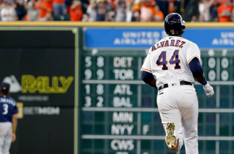 Yordan Alvarez’ three run homer highlights Astros dominant win over Mariners, 15-1