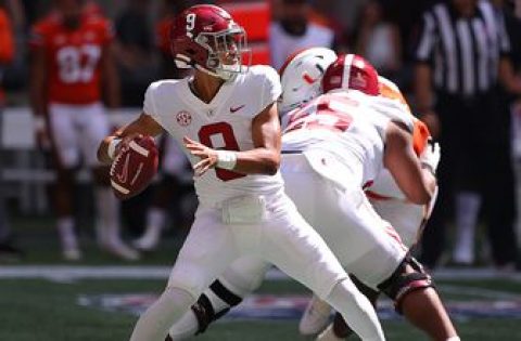 Bryce Young and Crimson Tide roll the Hurricanes, 44-3